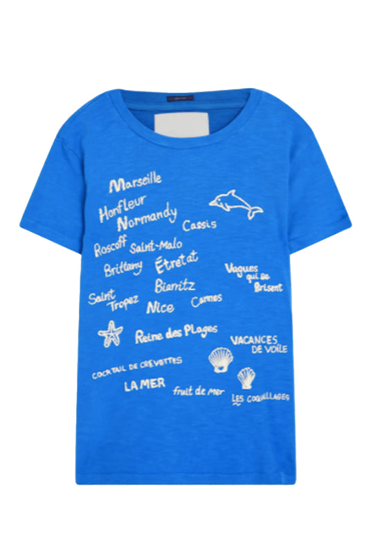 Printed Cotton-jersey T-shirt