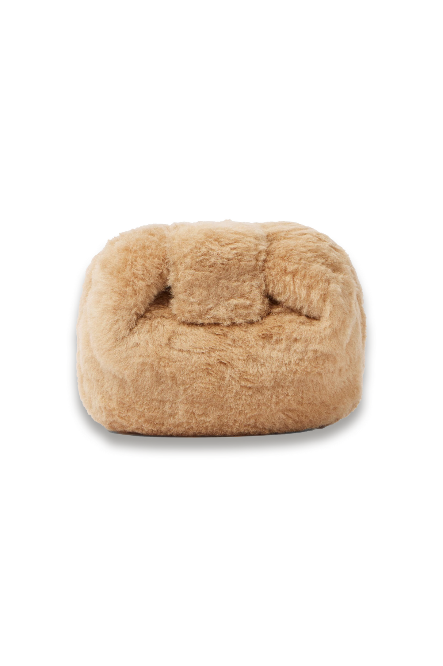 Soft Demi Faux Shearling Clutch