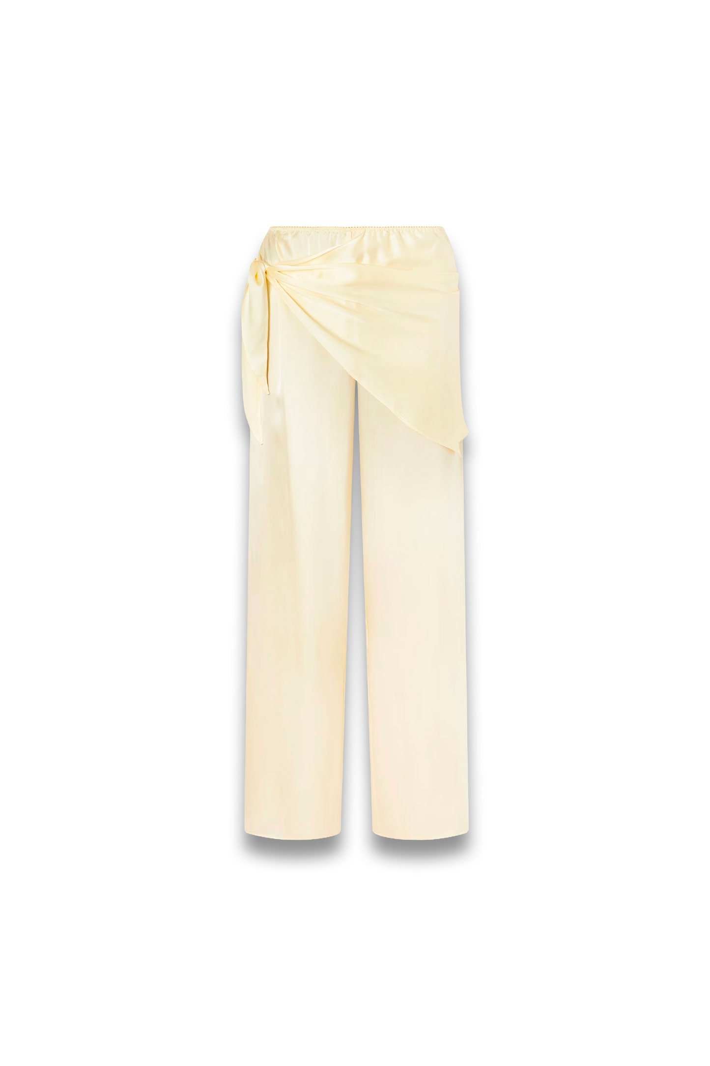 Lavona Silk-satin Wide-leg Pants