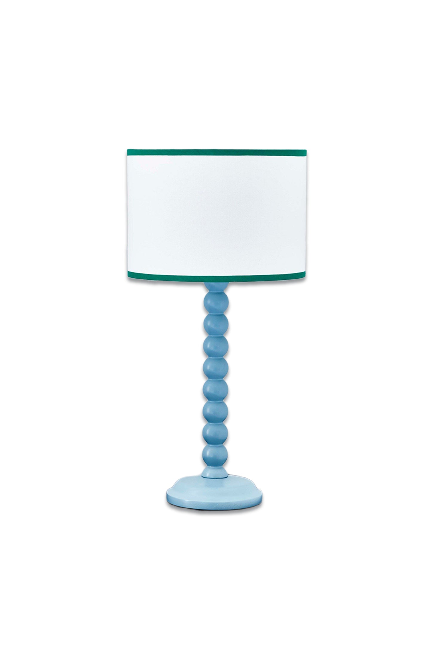 Bobbin Blue Wooden Desk & Table Lamp