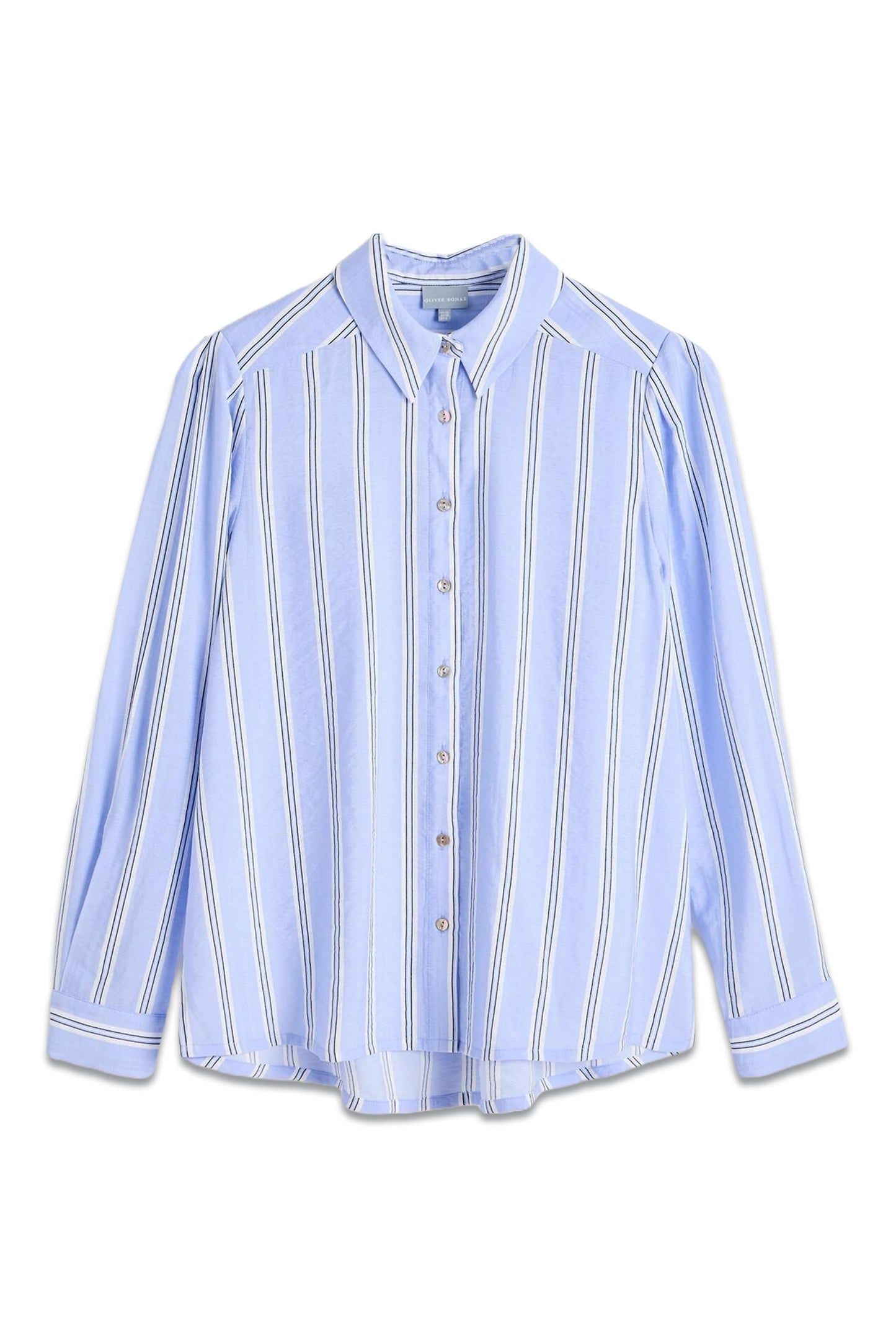 Blue & White Striped Shirt