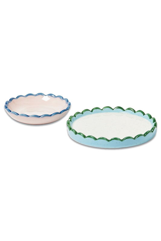 Sai Ceramic Trinket Dishes Set of Two