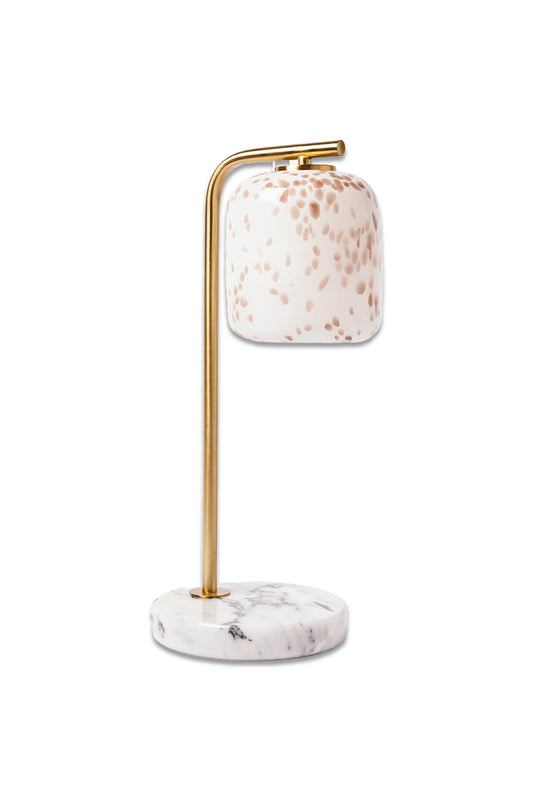 Cosmo Glass & Marble Desk & Table Lamp
