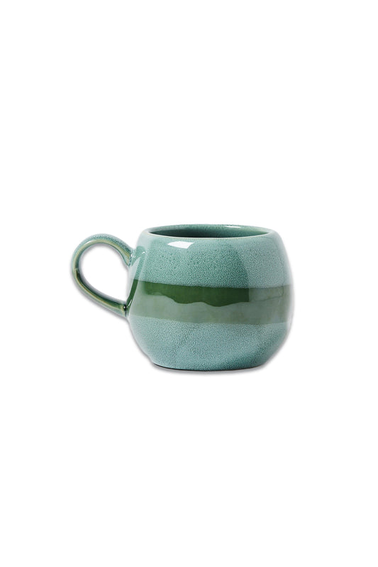 Reactive Glaze Olive Green Ceramic Mug