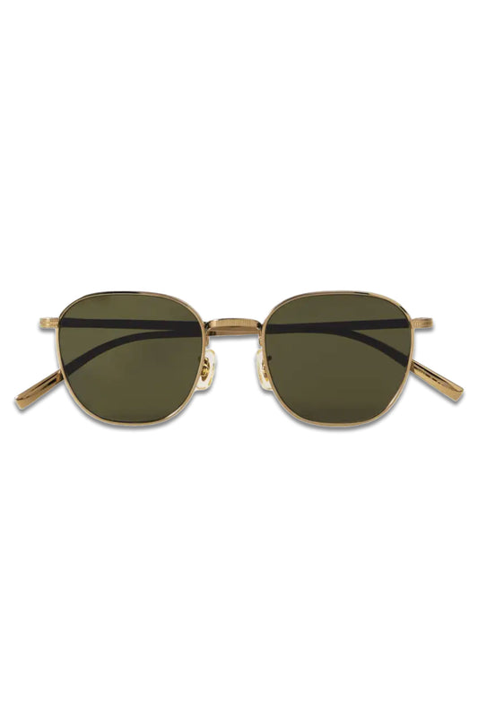 Rynn Round-Frame Gold-Tone Sunglasses