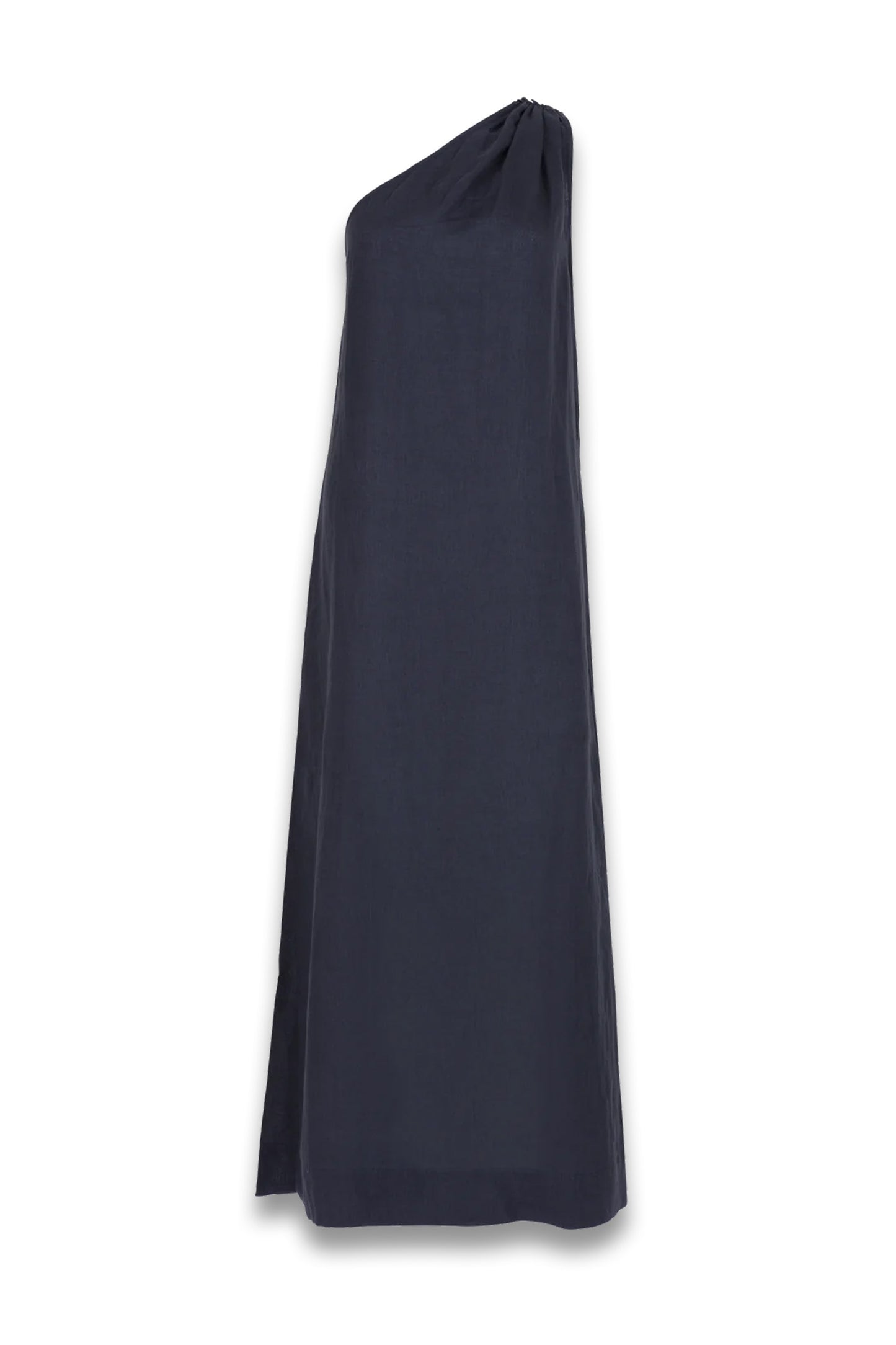 Athena - Midnight Linen Dress