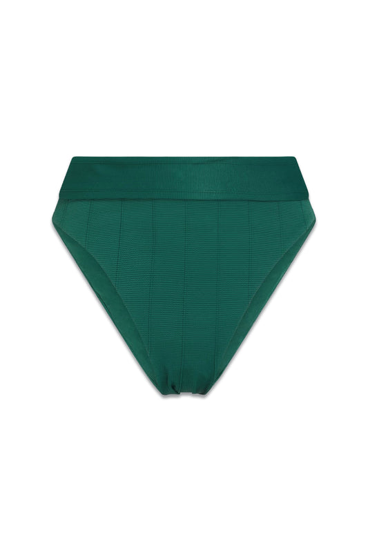 Ivy Ribbed High-rise Bikini Briefs