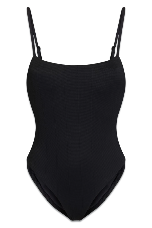Gabrielle Stretch-Piqué Swimsuit