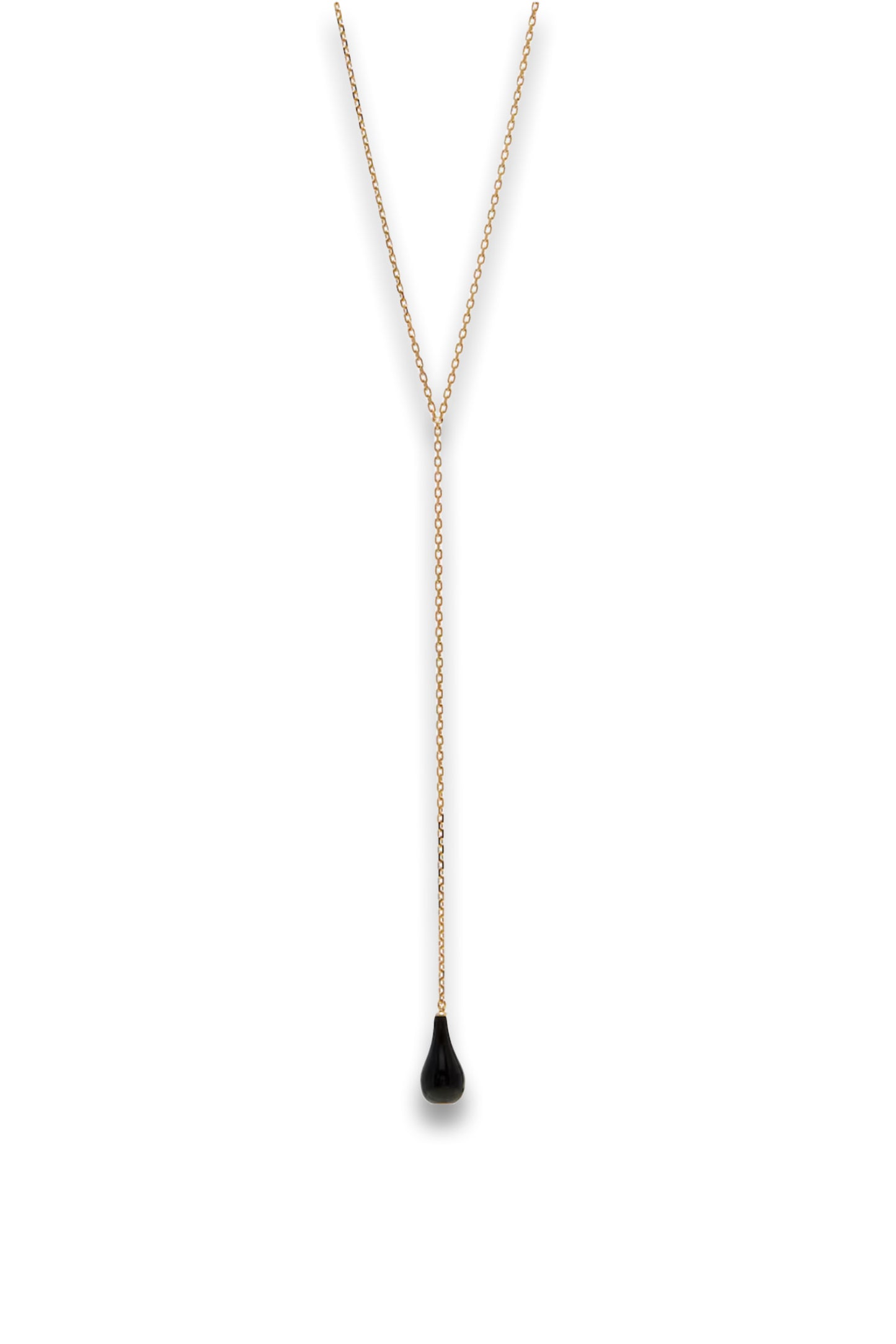 Onyx Gold-Plated Necklace