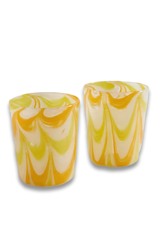 Carolina Herrera Jackie Set of Two Glass Tumblers