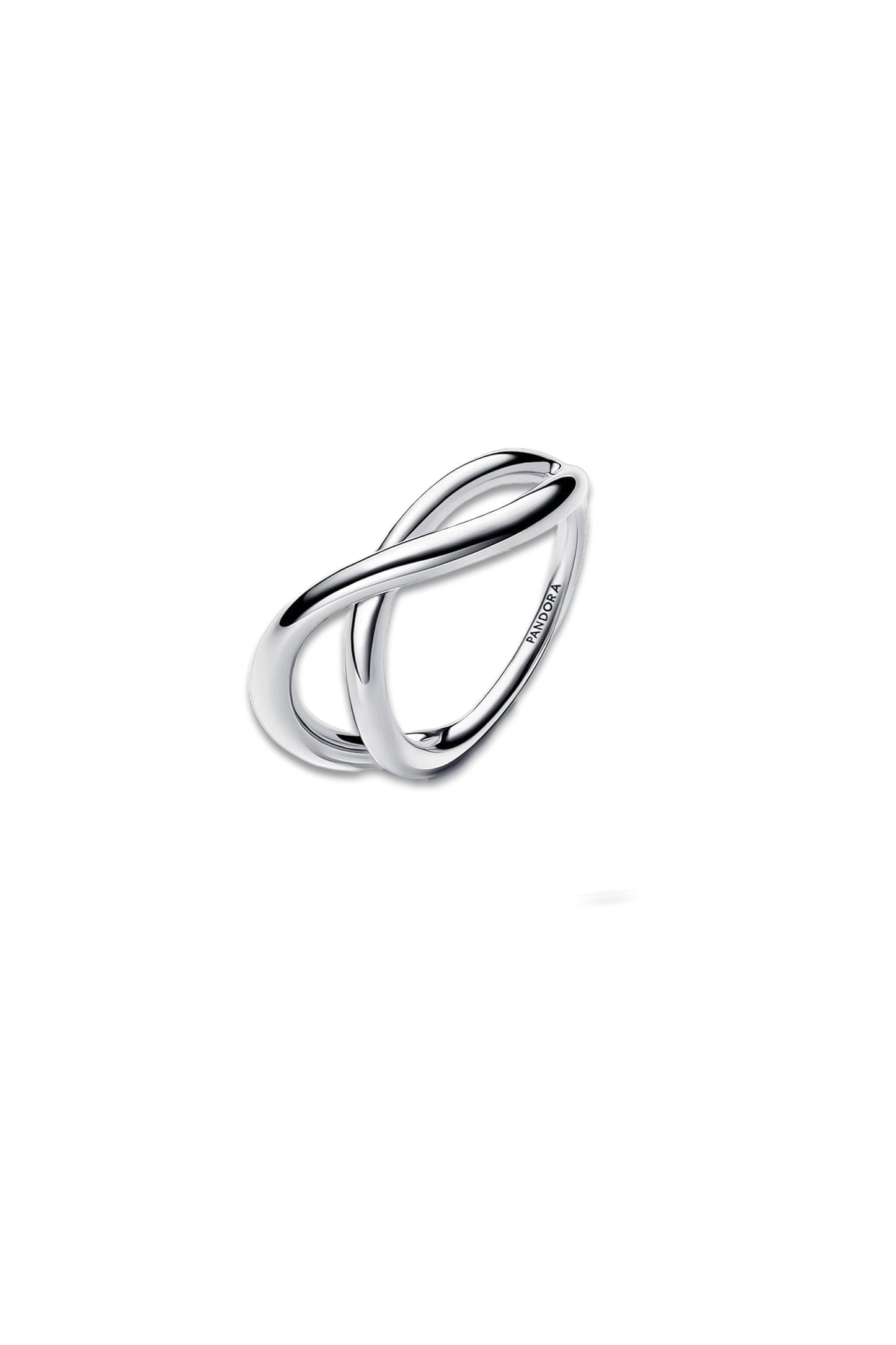 Organically Shaped Infinity Ring