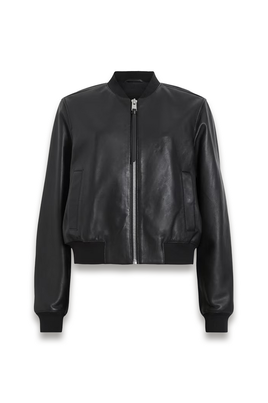 Orten Leather Bomber Jacket