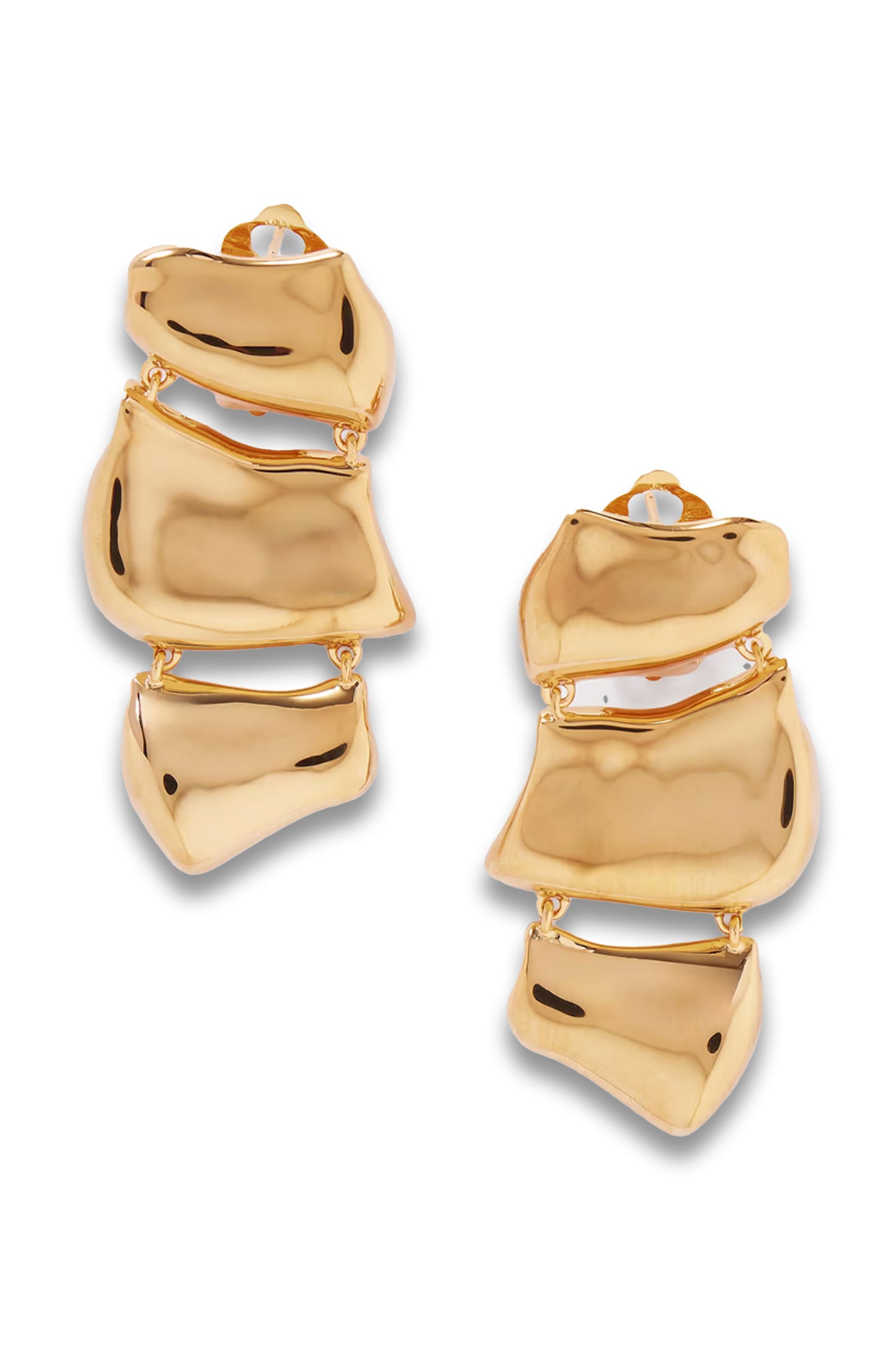 Gold-tone earrings