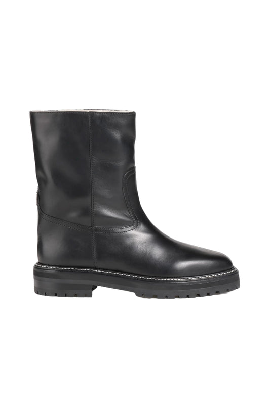 Yari Leather Shearling-lined Ankle Boots