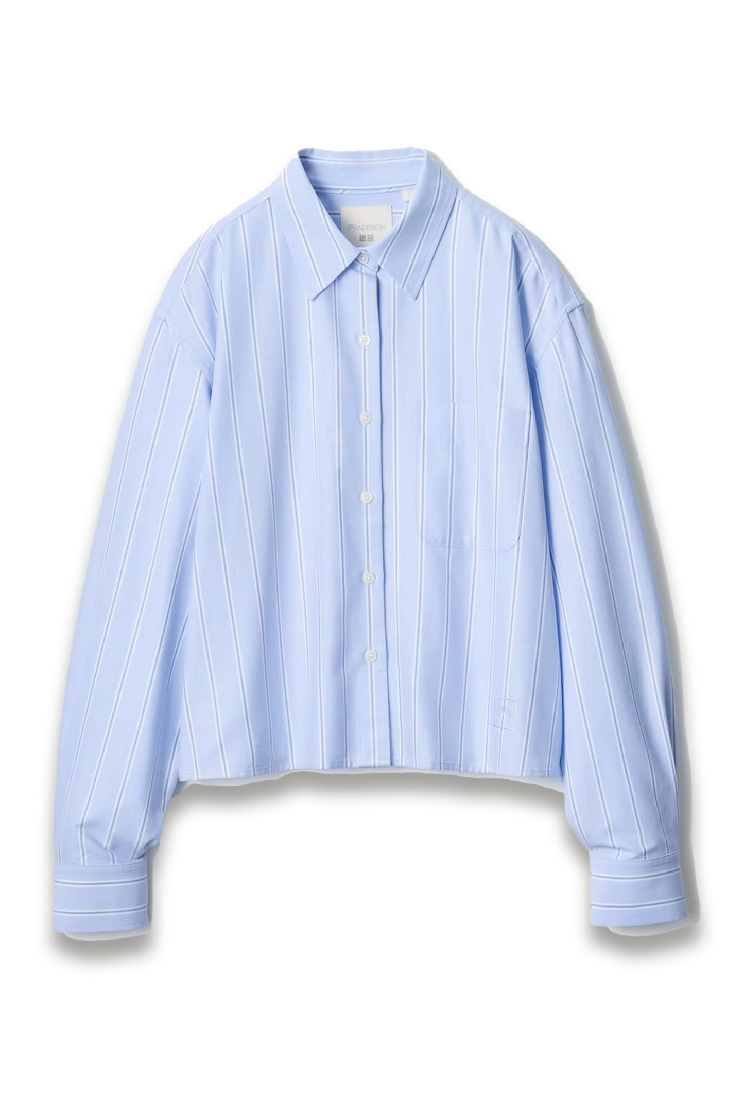 Oxford Boxy Shirt in Stripe Blue