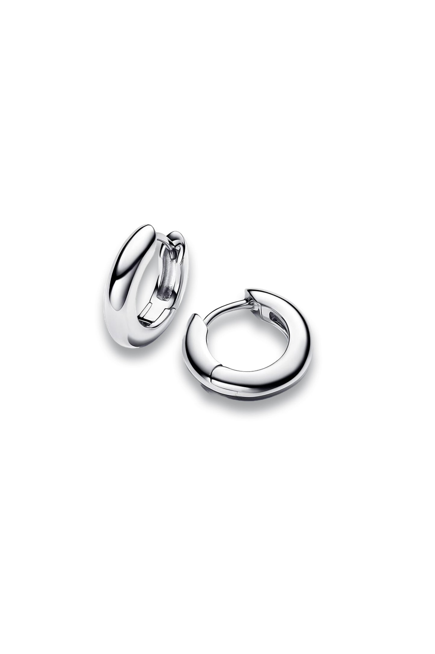 Round Hoop Earrings