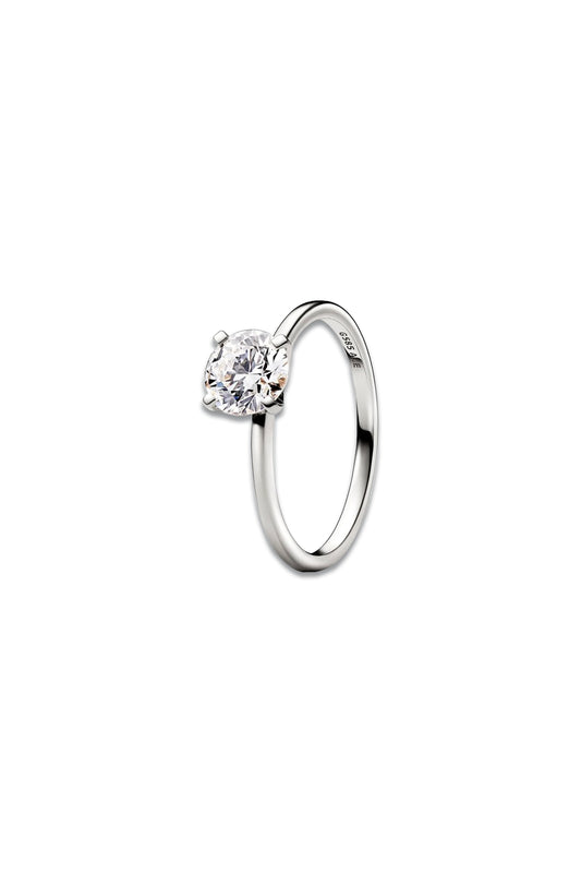 Pandora Era 14k White Gold Lab-grown Diamond Ring