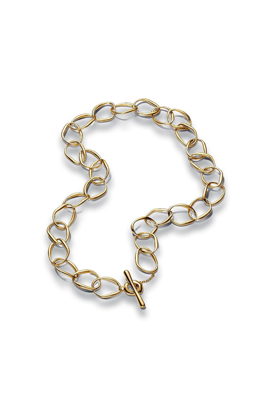 Organically Shaped Link Necklace