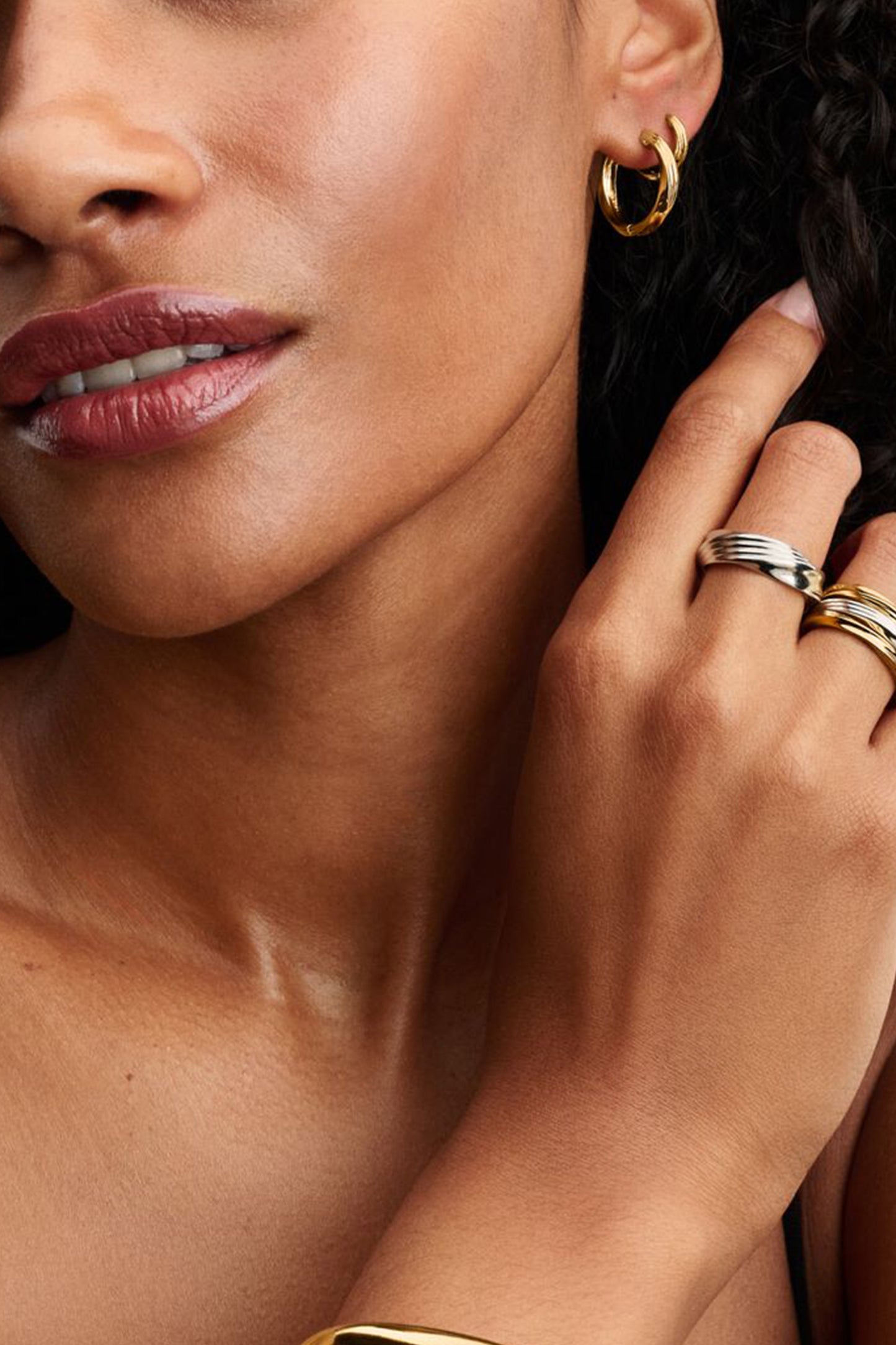 Twisted Hoop Earrings