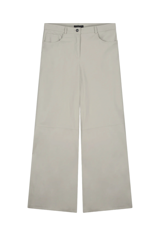 CATANIA | Leather Wide Leg Trousers