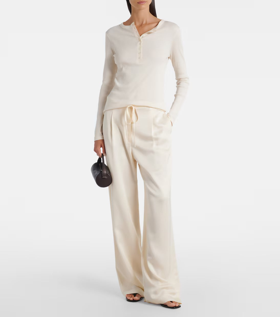 High-rise Wide-leg Pants