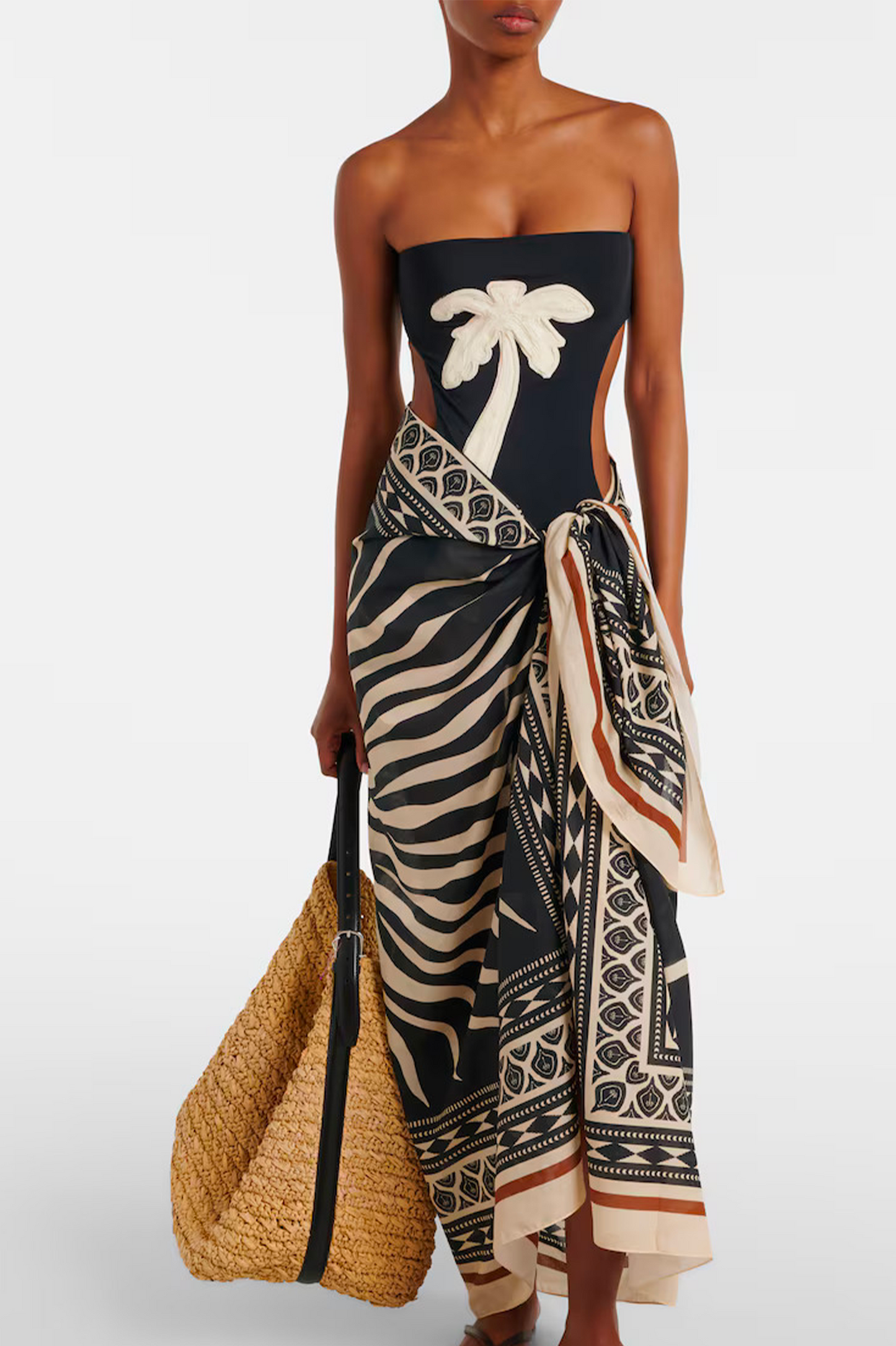Golden Horizon Printed Pareo