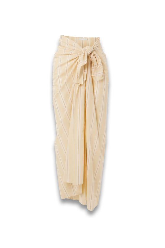 Lomas Striped Cotton Pareo