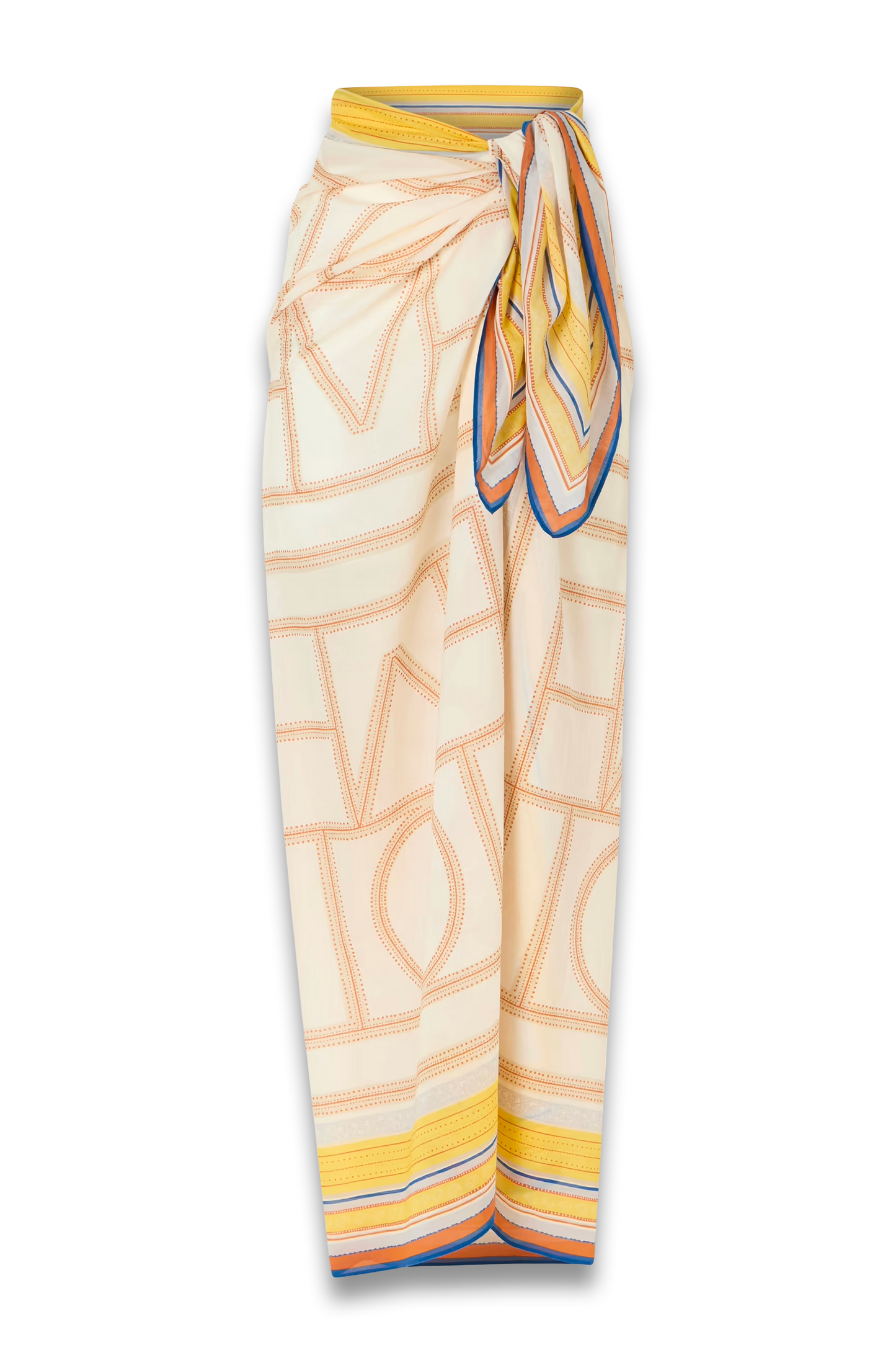 Printed Cotton and Lyocell-blend Pareo