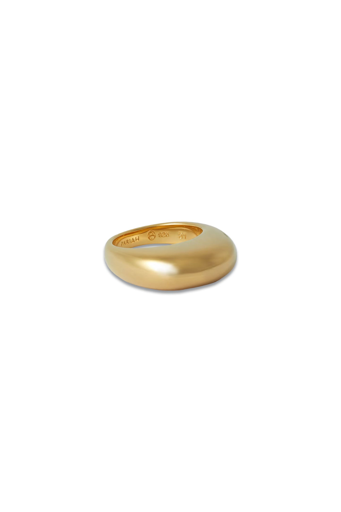 The Curve Recycled Gold Vermeil Ring