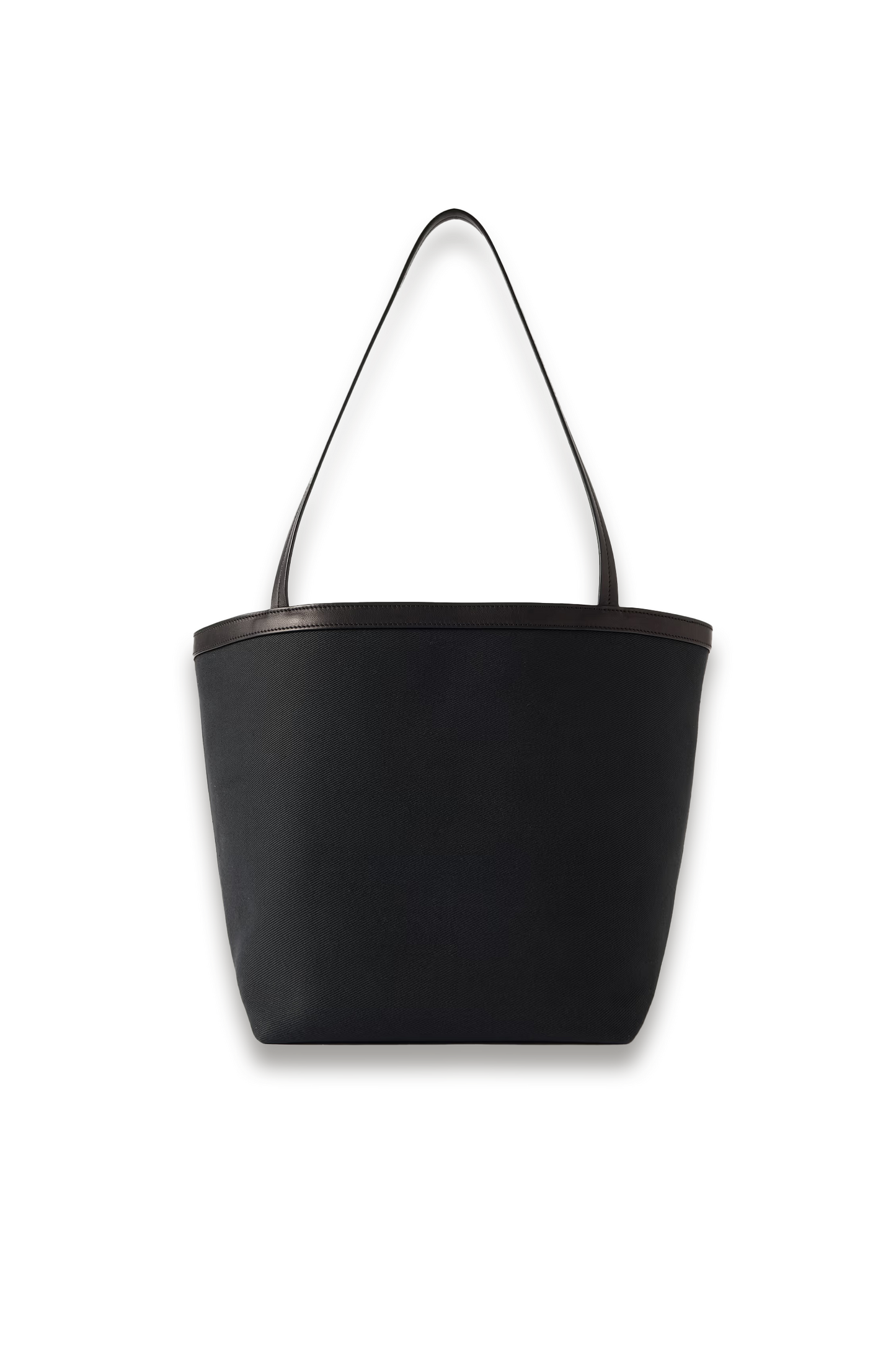Park Leather-trimmed Twill Tote