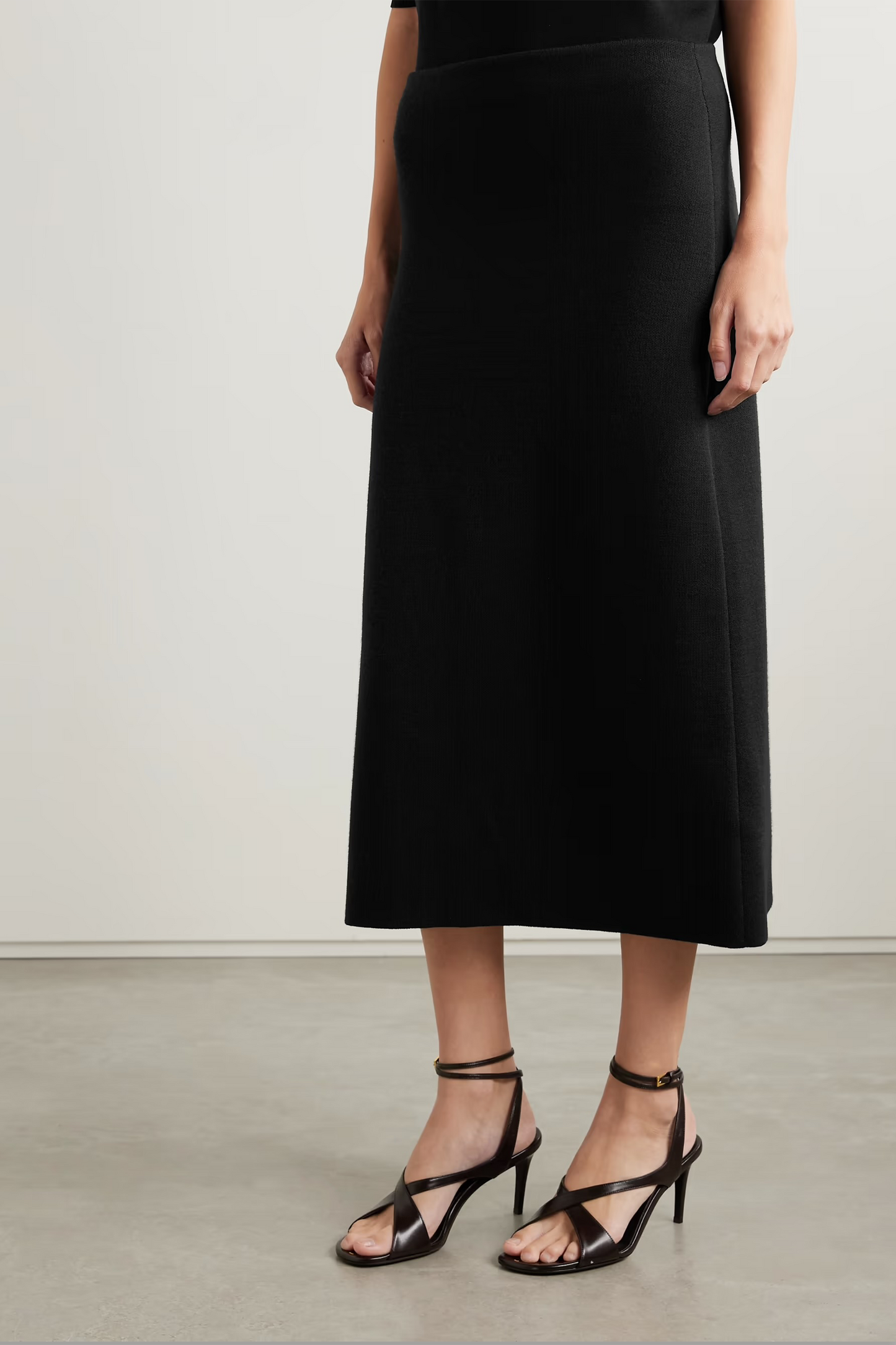 Patri Wool Midi Skirt