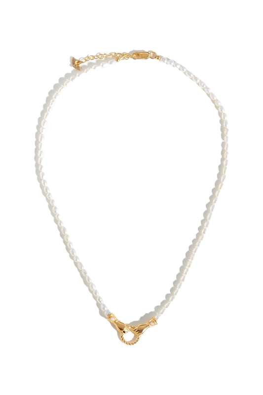 Harris Reed In Good Hands Pearl Pendant Necklace