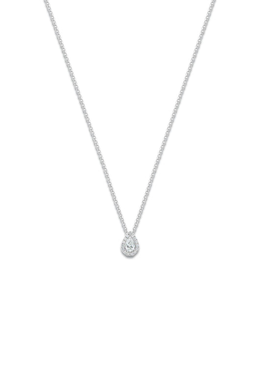 Aura Pear-Shaped Diamond Pendant