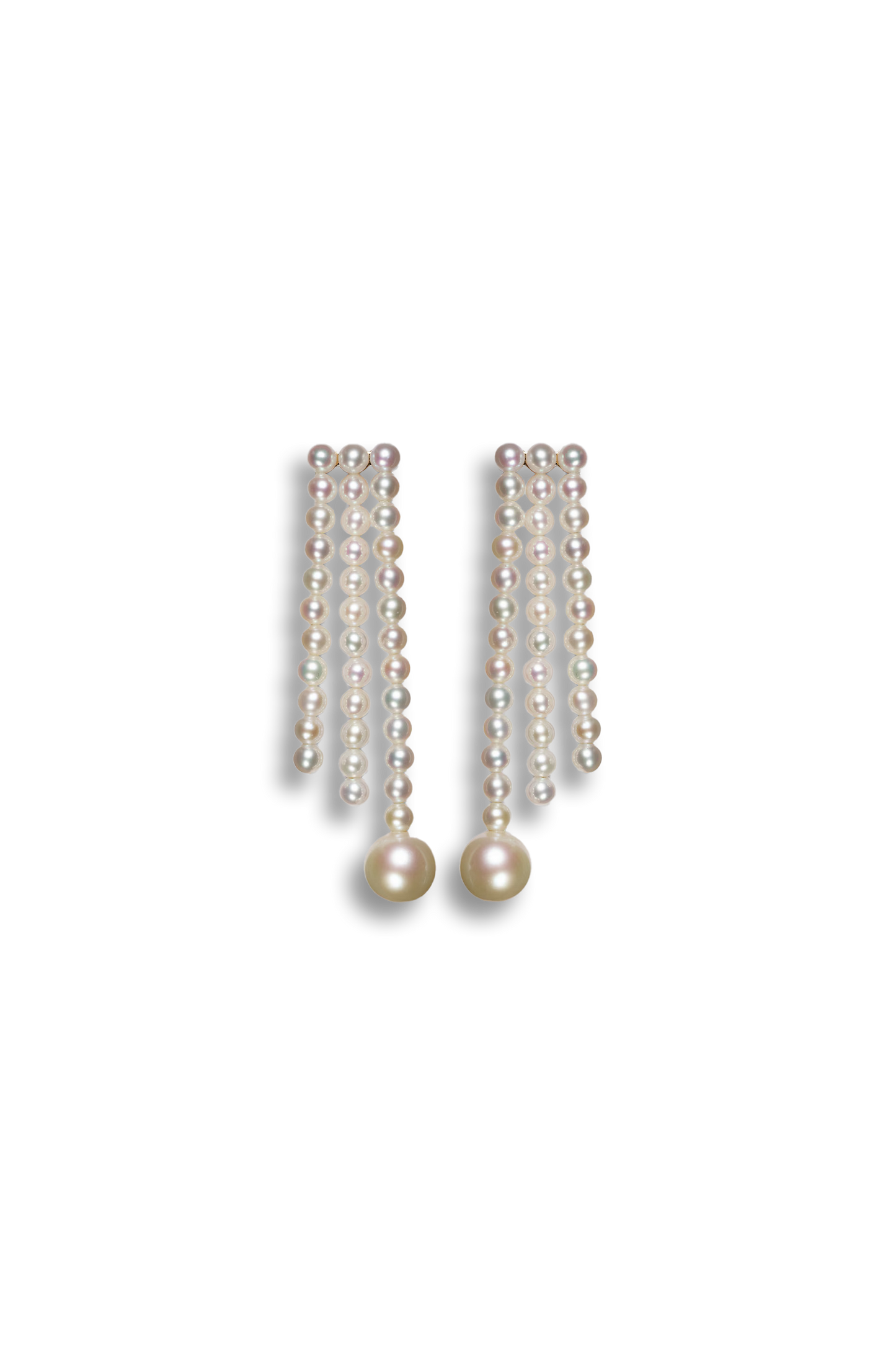La Valse 14kt gold earrings with pearls