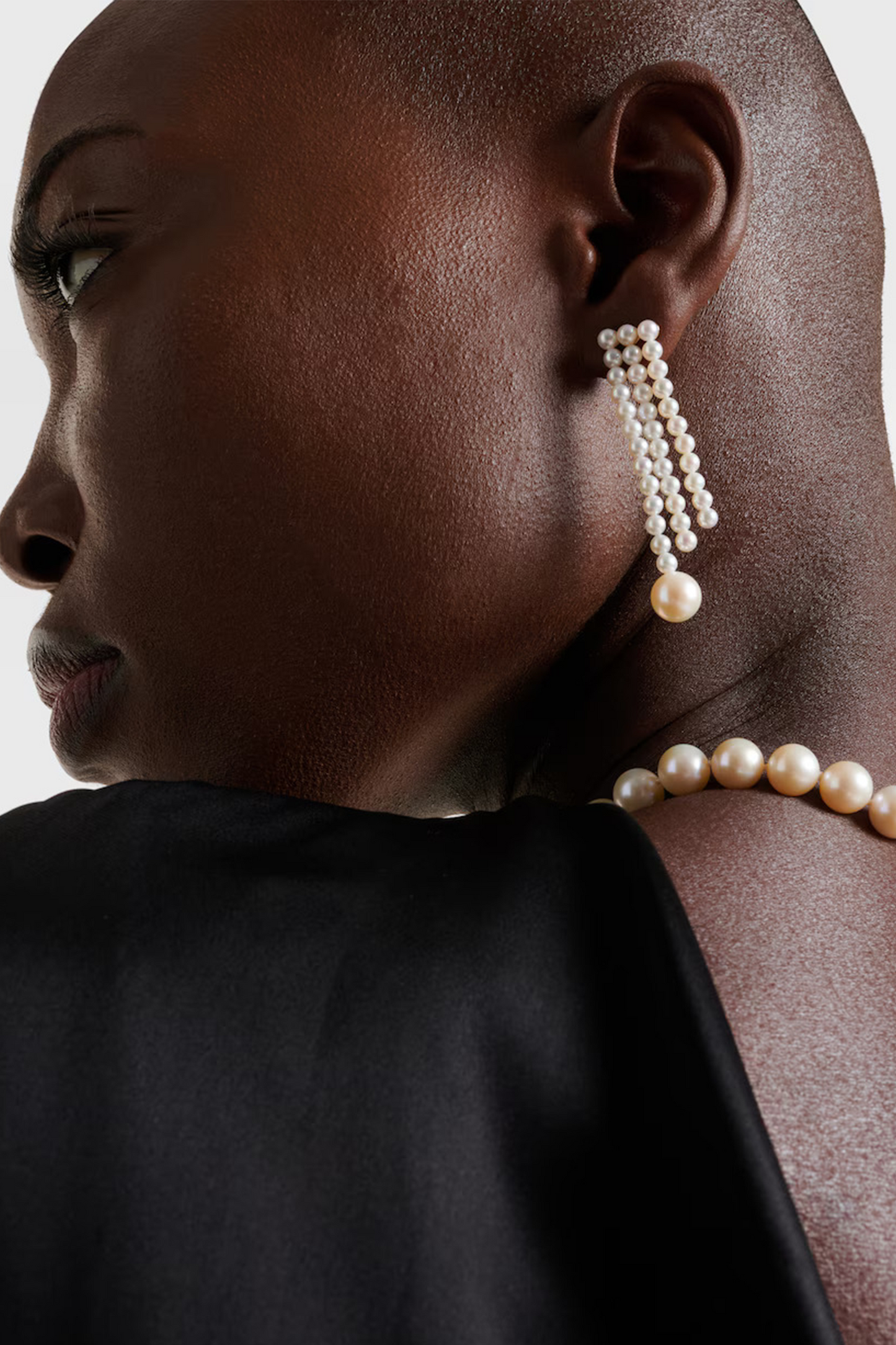 La Valse 14kt gold earrings with pearls