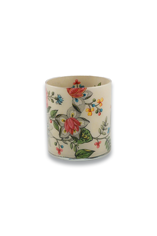 Floral Wallpaper Desk Cup