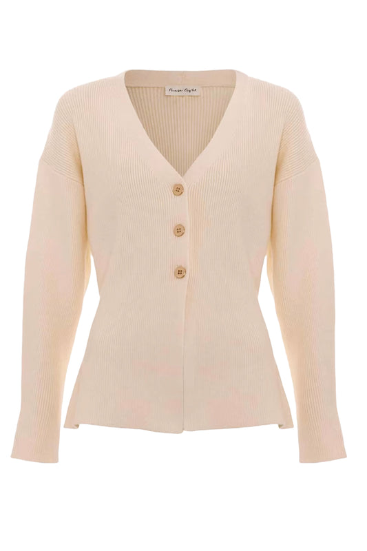 Shae Peplum Cardigan
