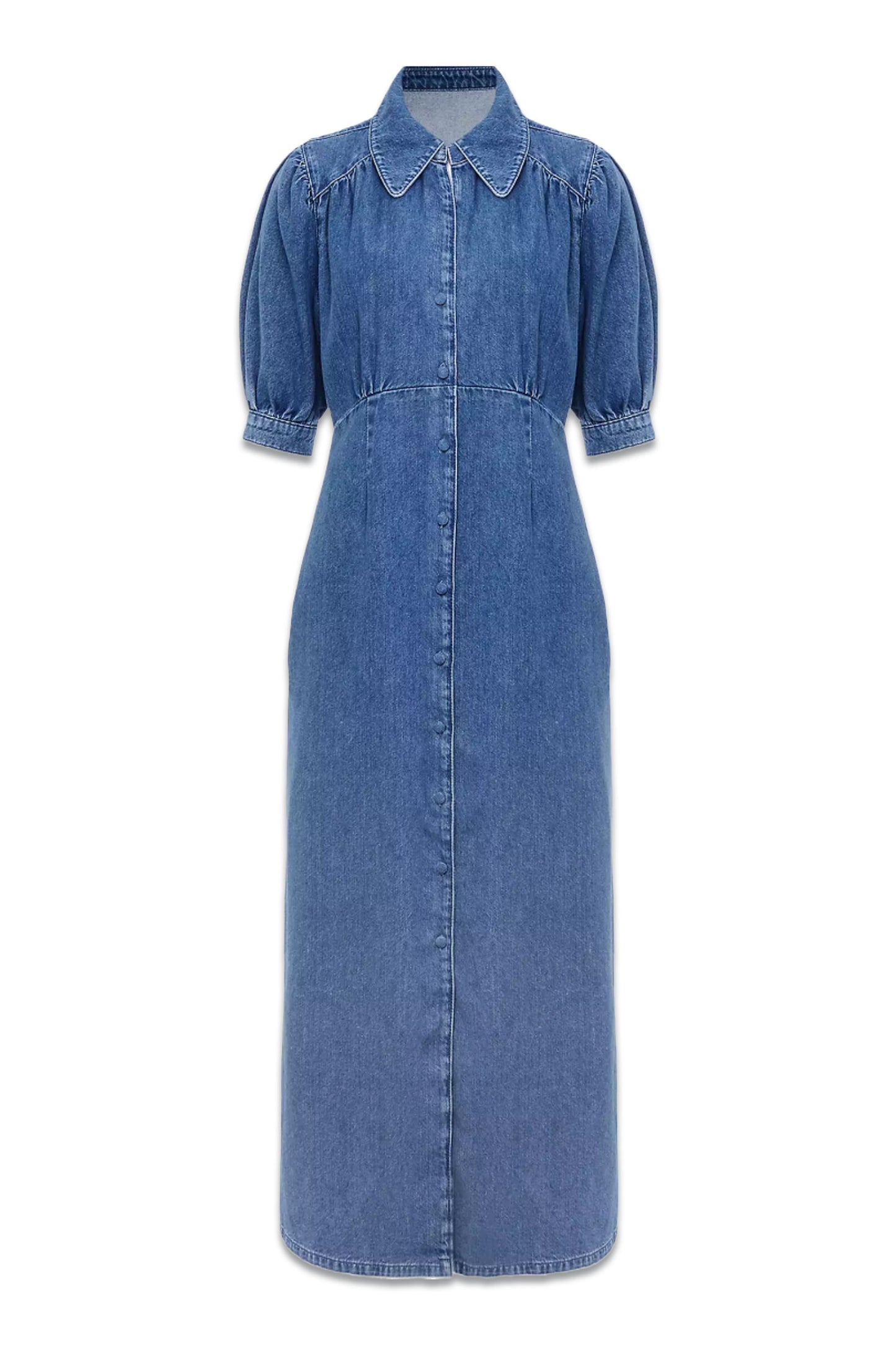 Cosette Denim Midaxi Dress