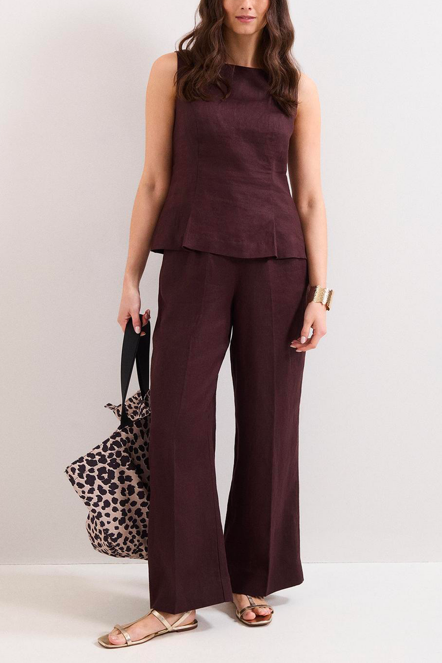 Zoey Linen Trouser