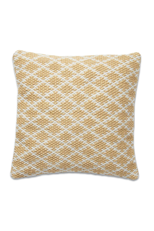 Outdoor/Indoor Argyle Woven Cushion