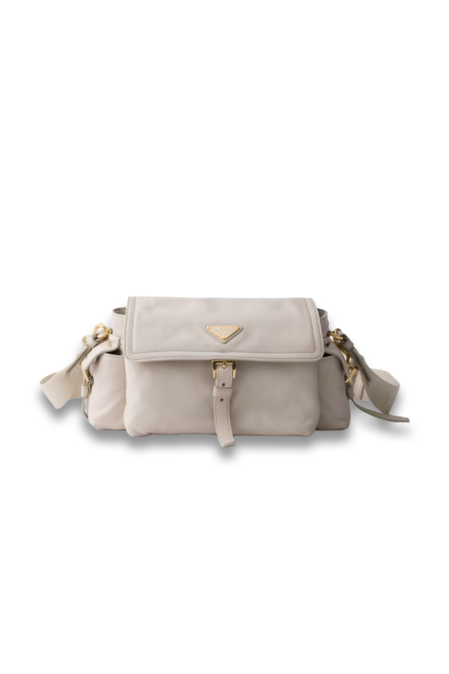 Explore Medium Nappa Leather Shoulder Bag with Flap