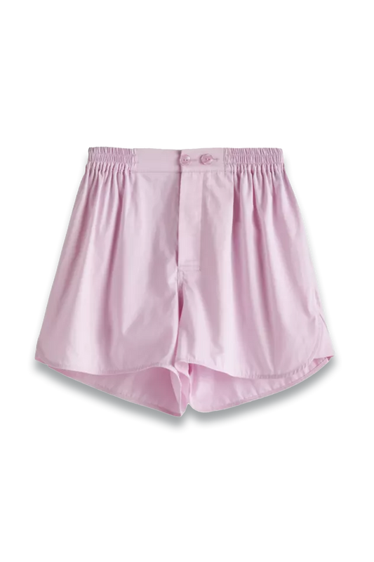 Outline Contrast-Trim Cotton Pyjama Shorts