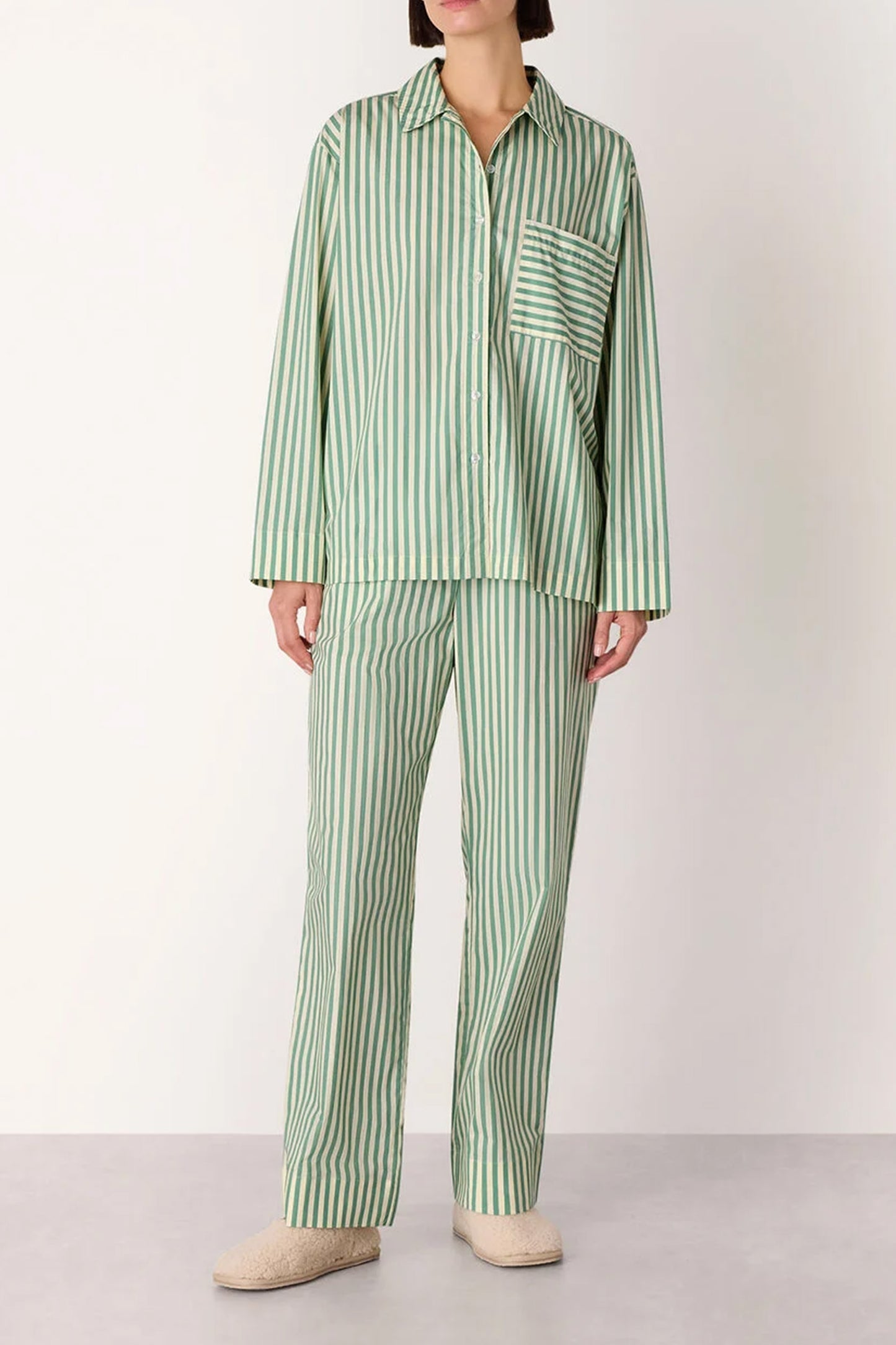 Multicolour Cotton Stripe Pyjamas