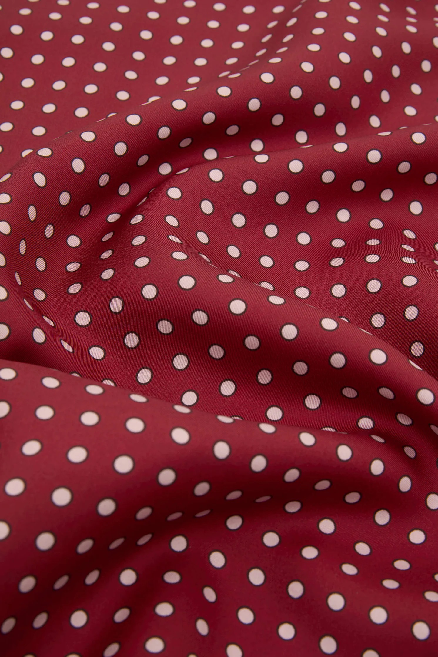 Yves Palazzo Burgundy Polka Dot Pyjamas