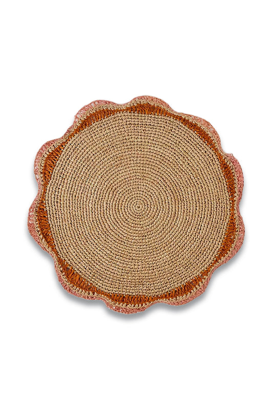 Payton James Woven Raffia Round Placemat