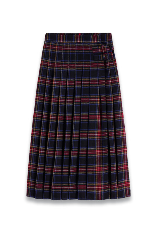 Josephine Wool Kilt Skirt