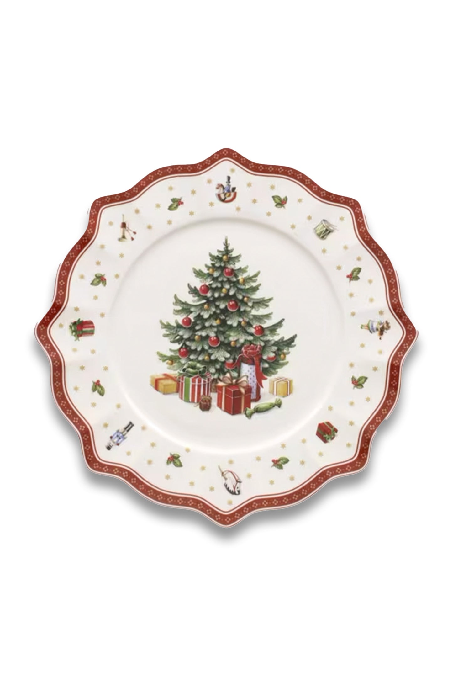 Toy's Delight Porcelain Buffet Plate, 37cm, White/Multi