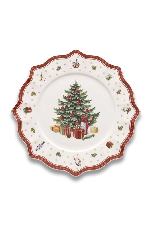 Toy's Delight Porcelain Buffet Plate, 37cm, White/Multi
