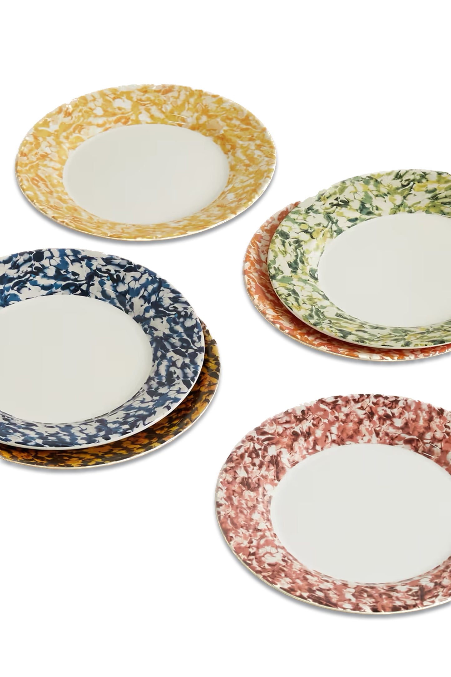 Set Of Six Ceramic Plates