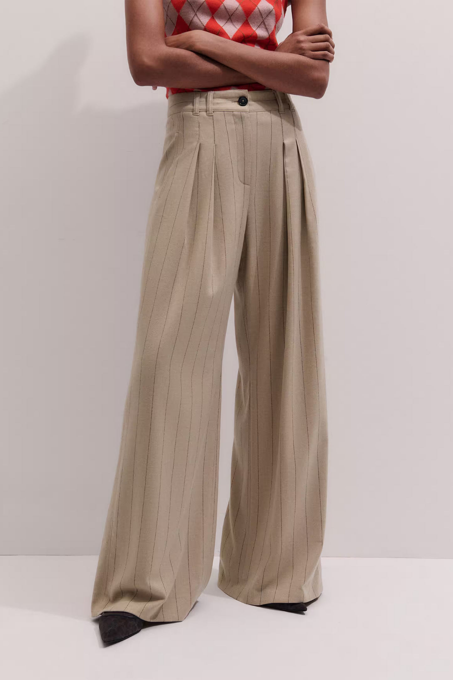 Double-pleat Trouser